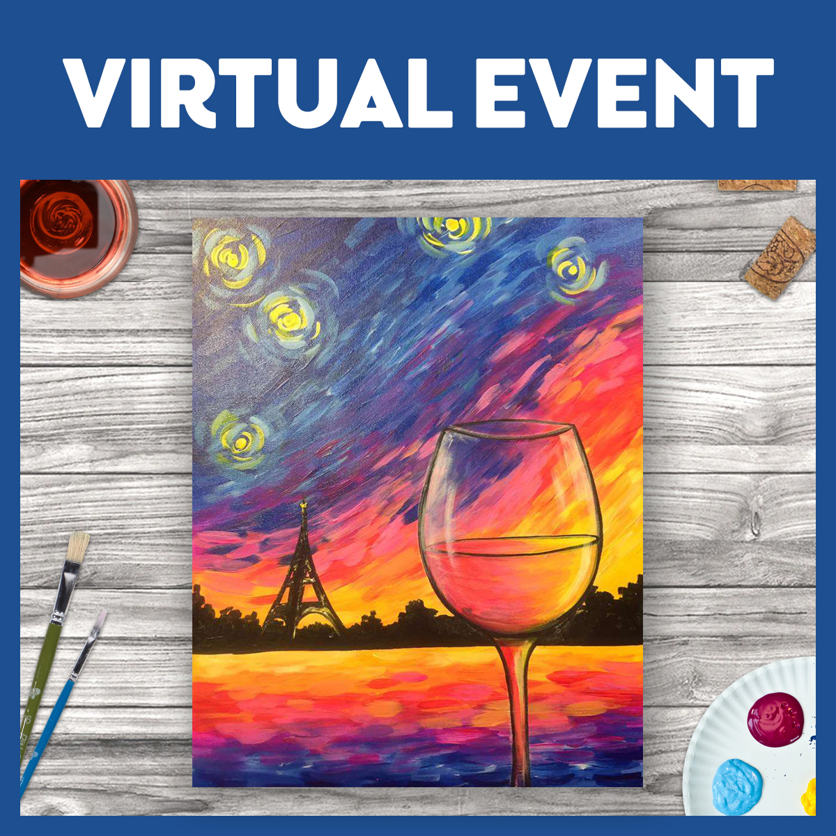 LIVE INTERACTIVE VIRTUAL CLASS - SUPPLIES INCLUDED